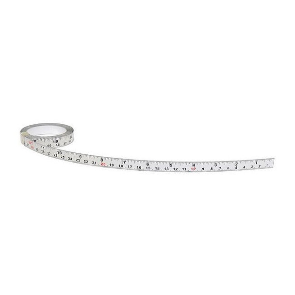 Us Tape 144 in Adhesive Tape Measure, 1/2 in Blade 50005