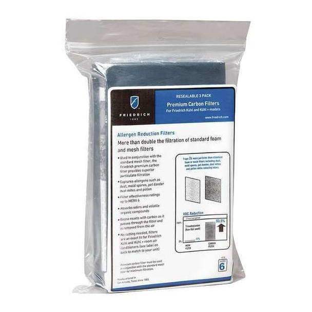 Friedrich Carbon Filter, PK3 KWCFQ