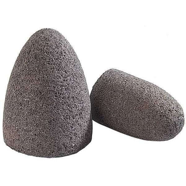 Norton Abrasives Grinding Cone,1-1/2 Dia,3 L,20GR,ZA 61463644230