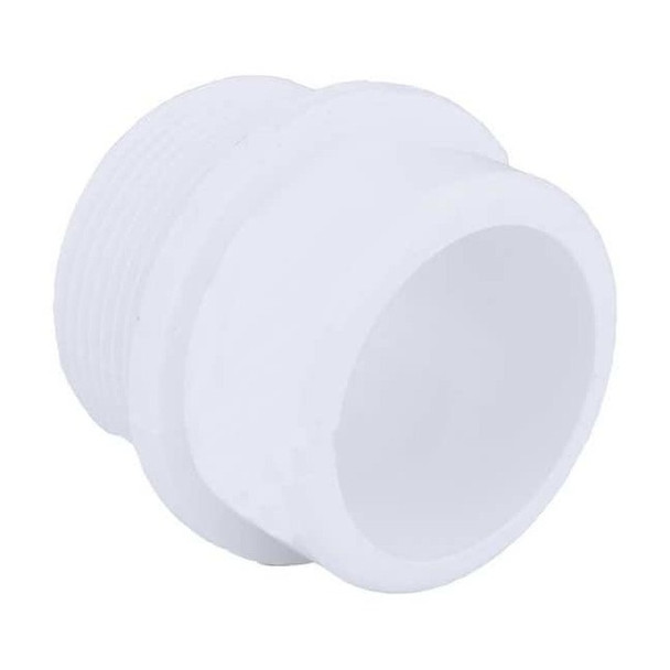 Manufacturer Varies PVC Male Adapter, MNPT x Spigot, 1-1/2 in Pipe Size 1WKU5