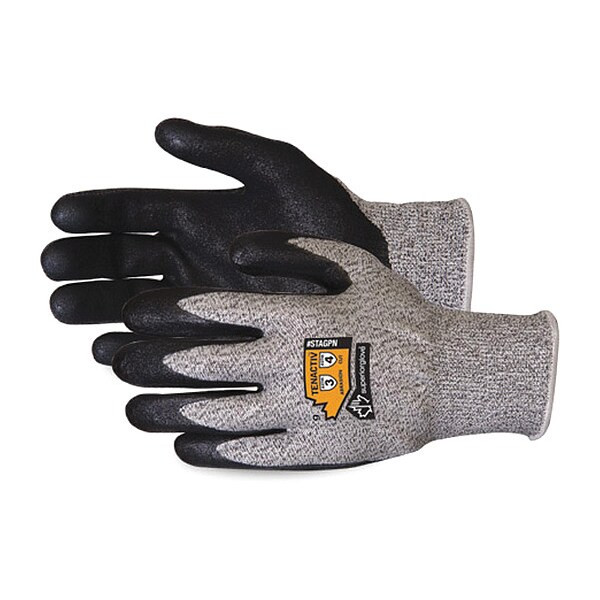 Cut-Resistant Gloves, Cut Level A5 ,Nitrile ,Smooth ,10 1 PR