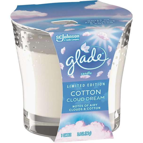 Glade 3.4 Oz. Cotton Cloud Dream Candle 3677