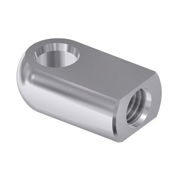 Bansbach Easylift Hinge Eye End Fitting,Aluminum,26 mm H 96845
