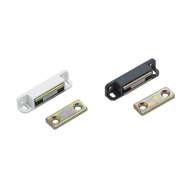 Sugatsune Magnetic Catch,Pull-to-Open,17.6 lb. MC-110NF/WHT