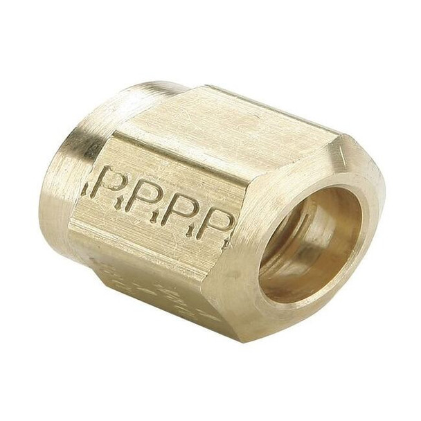 Parker Nut, Brass, Compression, 1/4 in 61NTA-4