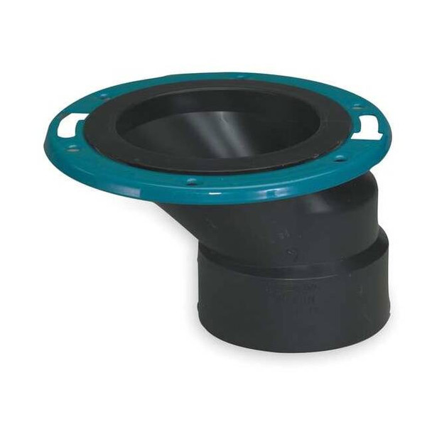 Mueller Industries Adj. Closet Flange w/ Metal Ring 4x3" 1WJC5