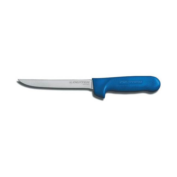 Dexter Russell Boning Knife,6" L,SS Blade,Blue 01563C