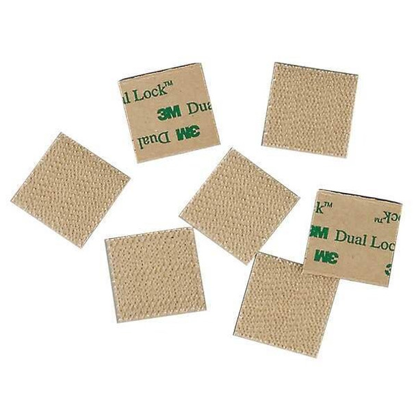 3m Hook-and-Loop Fast, Clear, Square, PK100 SJ4570