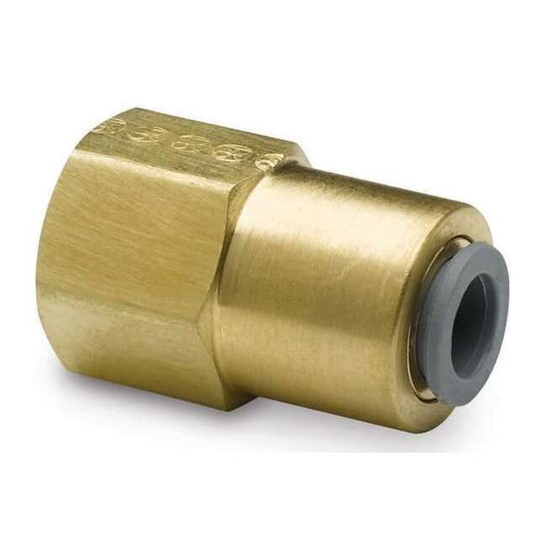 Parker 3/8" Flare Low Lead Brass Female Flare Connector L66PLNF-6-4