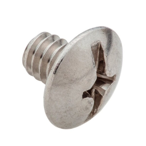 Binding Screw, 1/4"-20 Thd Sz, Stainless Steel, 5 PK