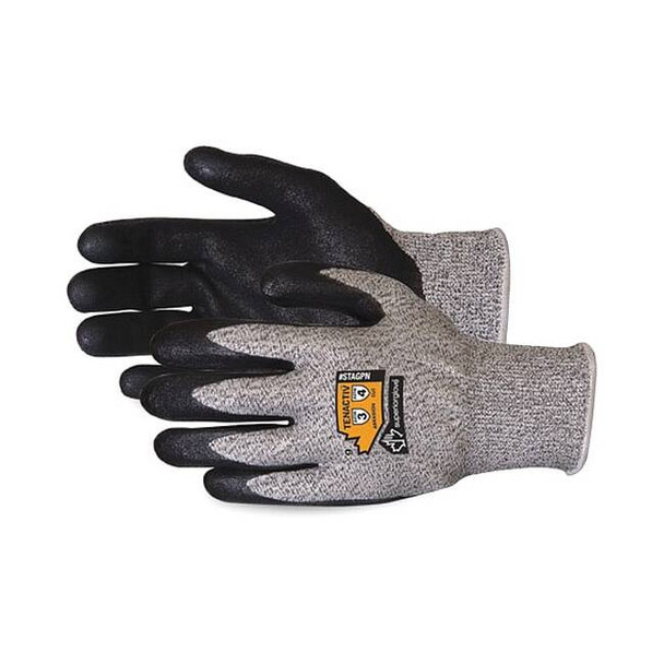 Cut-Resistant Gloves, Cut Level A5 ,Nitrile ,Smooth ,12 1 PR