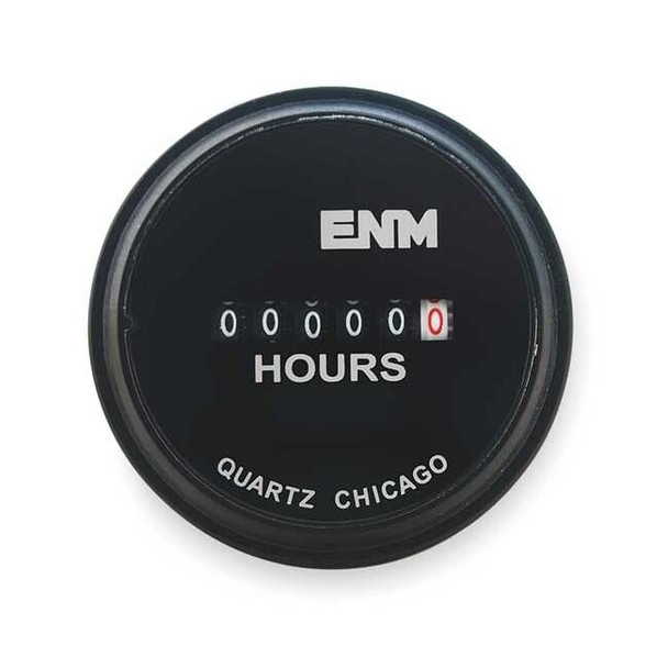 Enm Hour Meter,Electrical,2.31 in,Round T50A5279