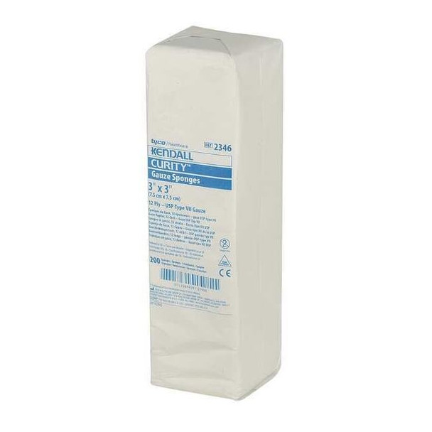 Covidien Sponge, Non-Sterile, White, Gauze, PK200 KCGS019346