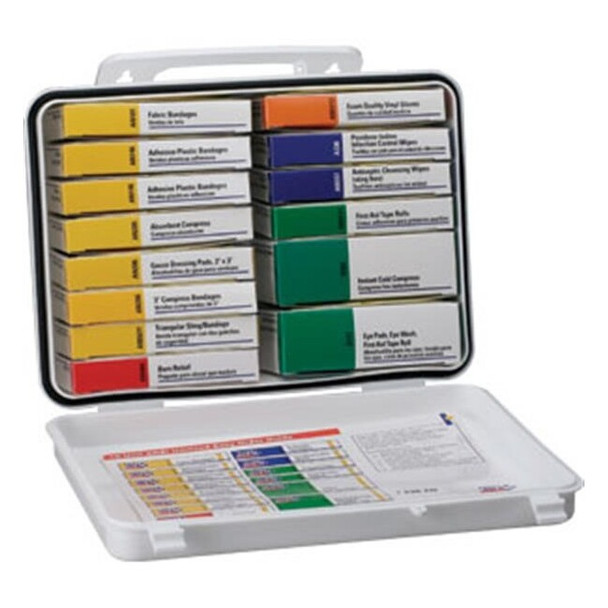 16-Unit Unitized Weatherproof First Aid Kit, Plastic, 1/Each