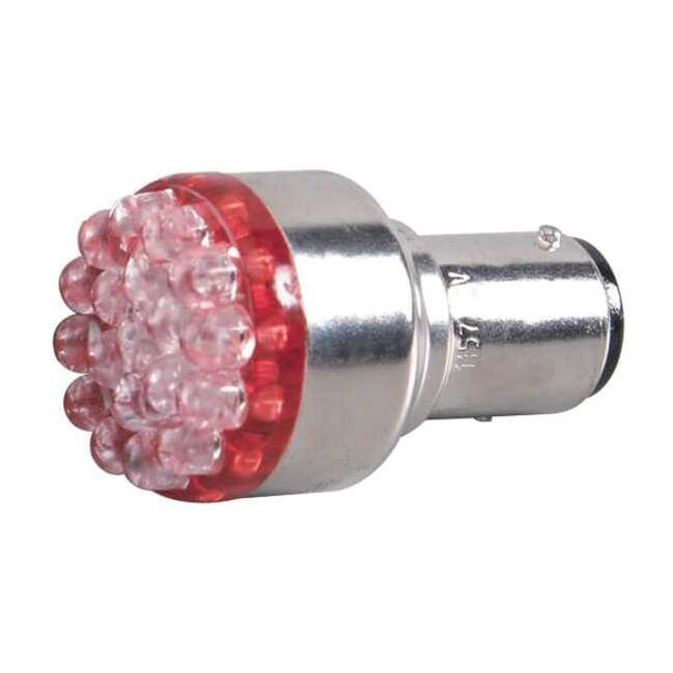 Hamsar Miniature LED Light Bulb, 1.5 W, S8, Double Contact Bayonet (BA15d) 3JYP7