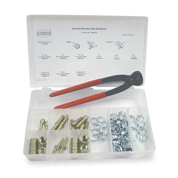 Oetiker Welding Hose Kit,81 PC 18500106