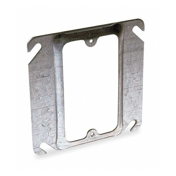 Raco Mud Ring, 1 Gang, Galvanized Zinc, Square Box Type 786