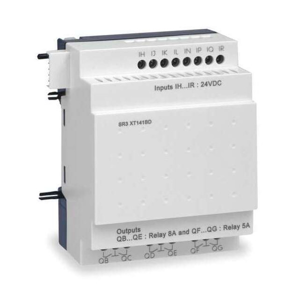 Schneider Electric Expansion Module,8 inputs,6 Relay Output SR3XT141FU
