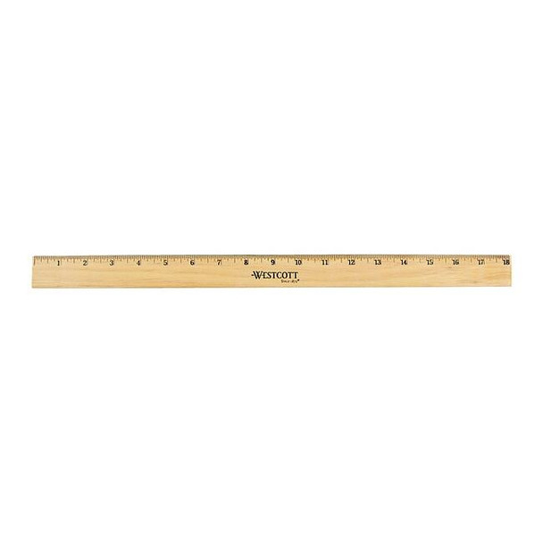 Westcott Ruler,Wood,18 In 05018