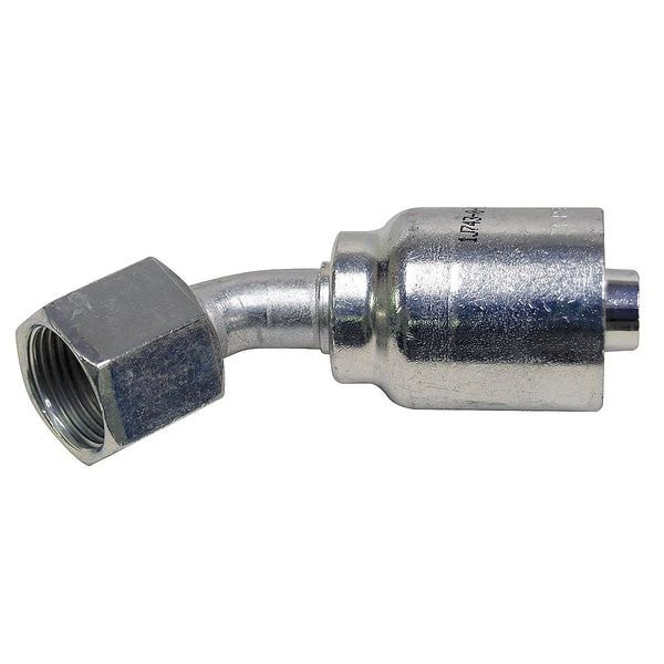 Parker Hose Fitting,Female JIC,Elbow,Hose 3/4 13743-12-12