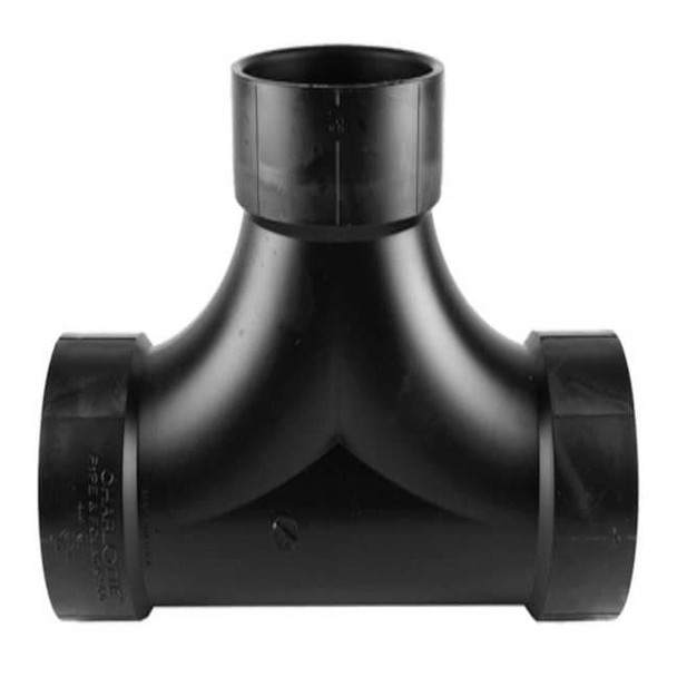 Manufacturer Varies ABS, Tee, 3 in , 3 in Hub, 3 in 1WHR8