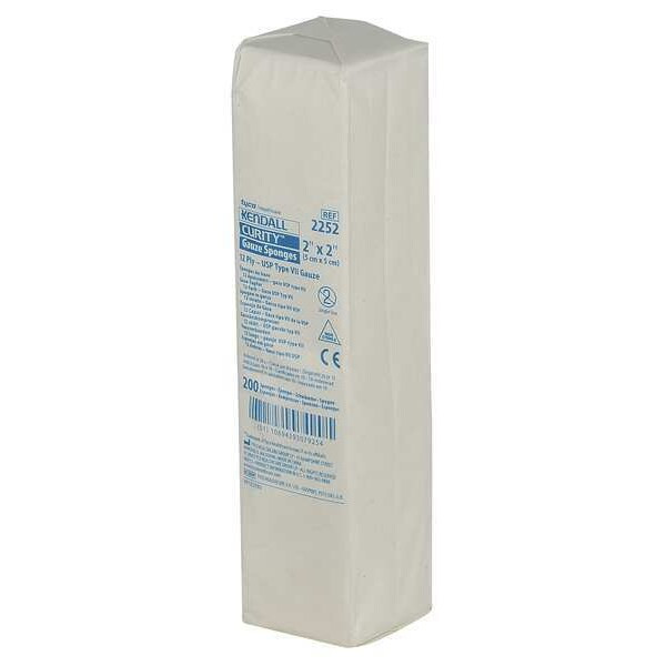 Covidien Sponge, Non-Sterile, White, Gauze, PK200 KCGS019252