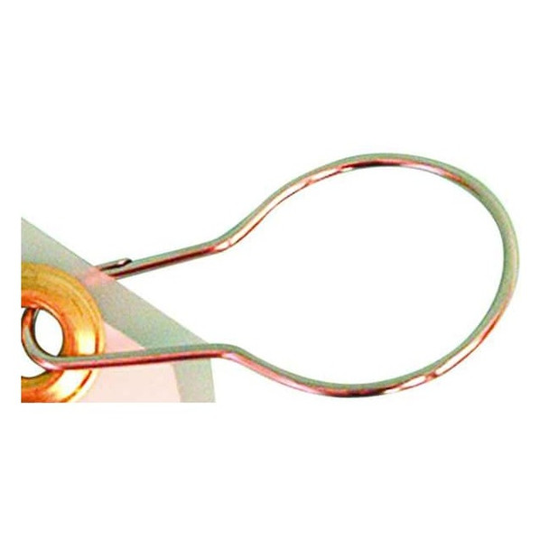 Accuform Snap Hook Loop,1-1/2x2-13/16 in,Zinc-plated Steel HTL175
