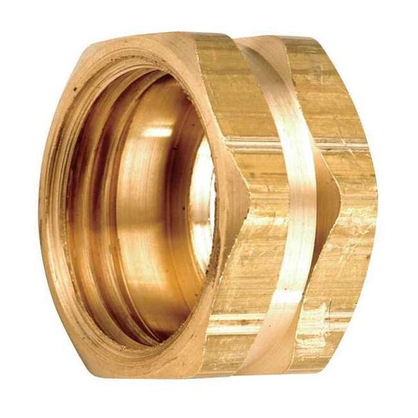 Manufacturer Varies Garden Hose Repair Fitting,Brass 3/4"GHT 707406-12