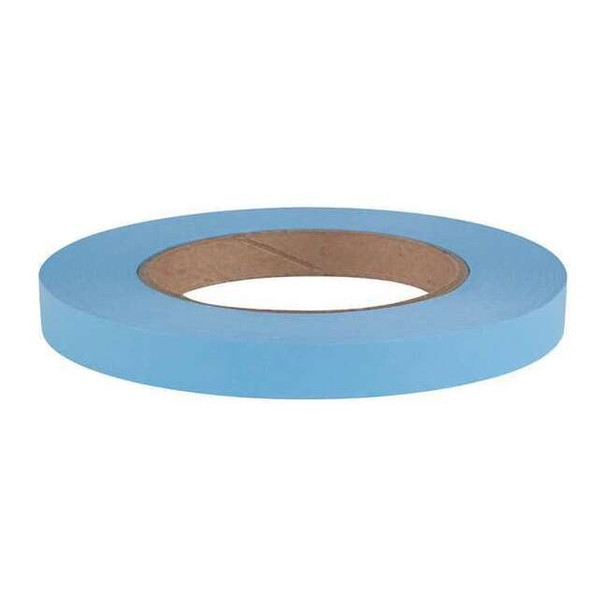 Masking Tape, 1/2 in W x 60 yd L, 6 mil Thick, Blue, Rubber Adhesive