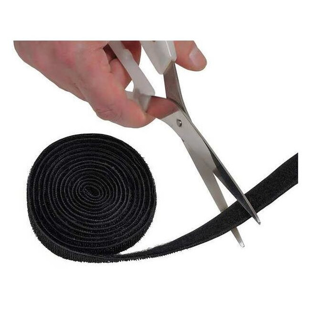 Cable Tie, 4 ft L, Variable Max Bundle Dia., Black, Nylon, 22 lb Strength
