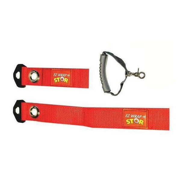 Ez Wrap N Stor Strap with Handle,Red, Nylon,12 in. L EZWRAPNSTORSYS