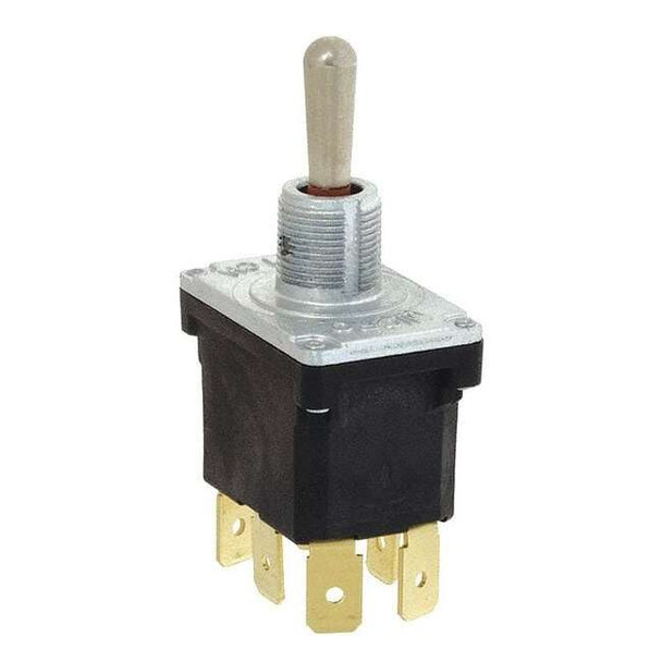 Toggle Switch - DPDT, 10A, IP67/IP68, Metal Lever, Quick Connect Terminals