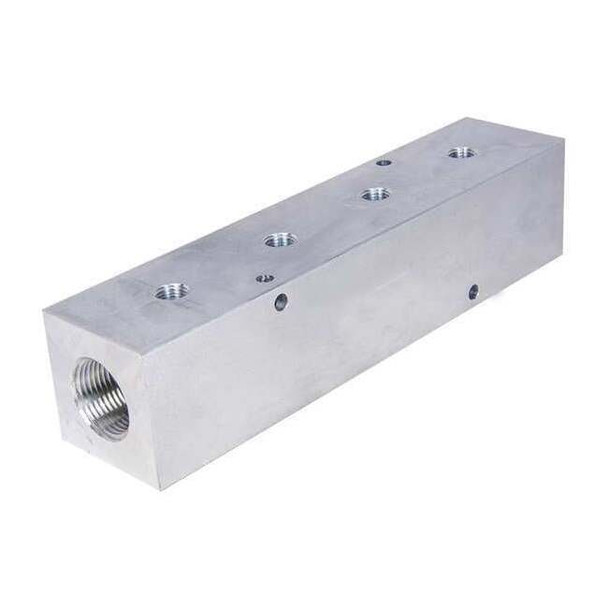 Pneumadyne Manifold,4 Outlets,Outlet Size 3/4",12"L M40-750-4