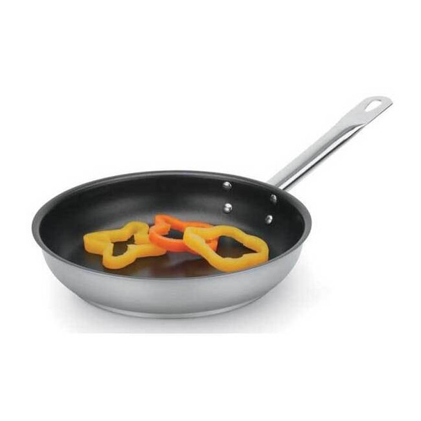 Vollrath Stainless Steel Fry Pan,8 In. Dia. N3808