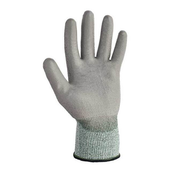 Knit Gloves, Cut Level A2 ,Dipped ,Polyurethane ,Smooth ,XS 1 PR