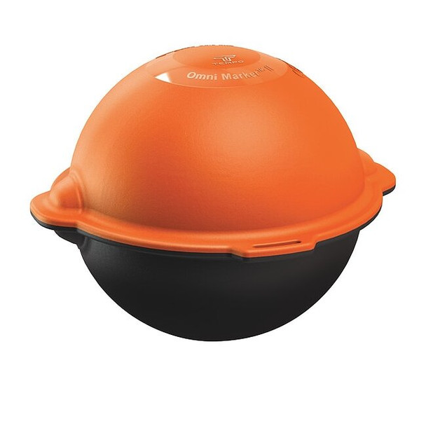 Tempo Communications Marker Ball, Polyethylene, Black/Orange OM-02