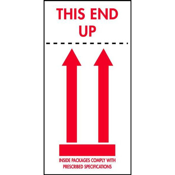 Tapecase Instructional Label,Shipping Arrows,PK50 16V036
