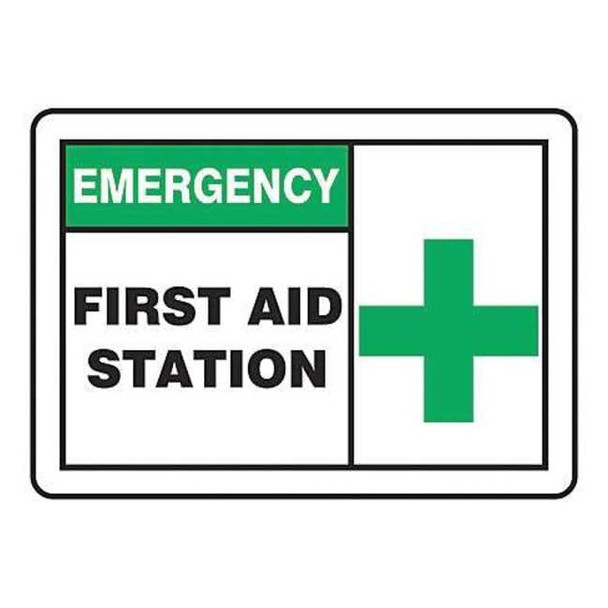 Accuform Safety Label, 3 1/2 in Height, 5 in English, LFSD903VSP, PK5 LFSD903VSP