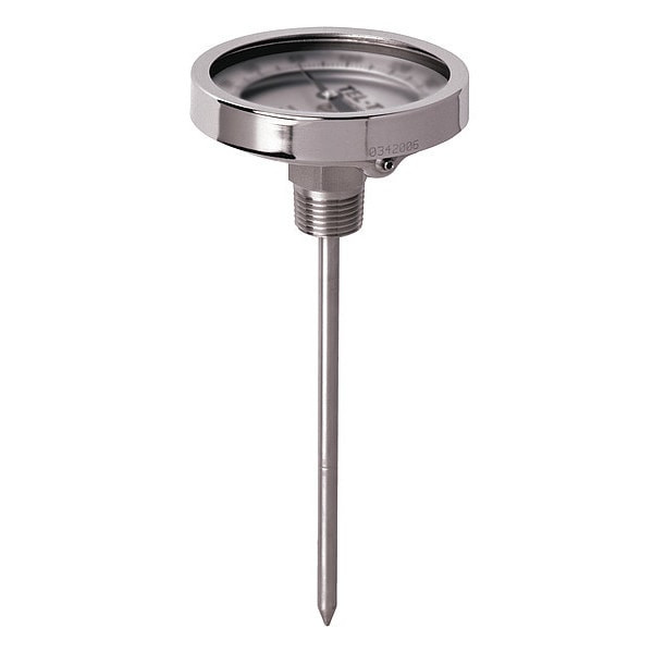 Tel-Tru Analog Dial Thermometer,Stem 24" L GT500R-2467