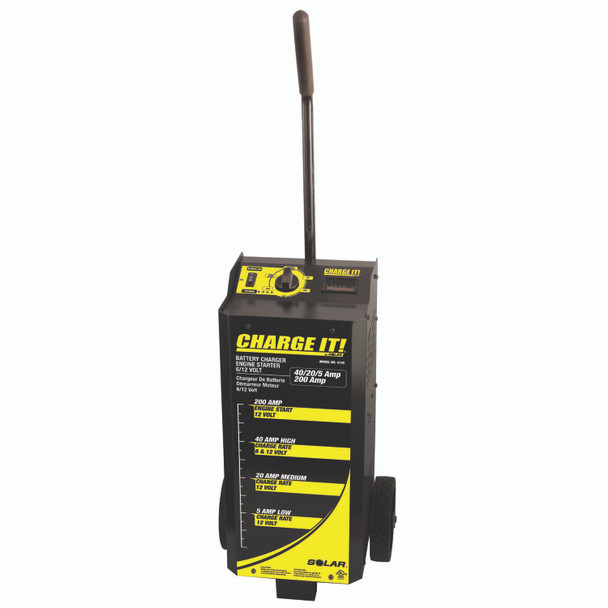 40/10/2/200 Amp 12 Volt Wheeled Battery Charger 4735
