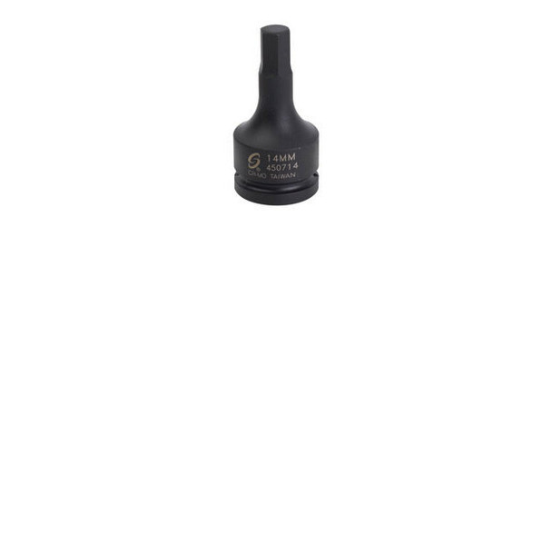3/4" Dr Hex Impact Socket, 14mm 450714