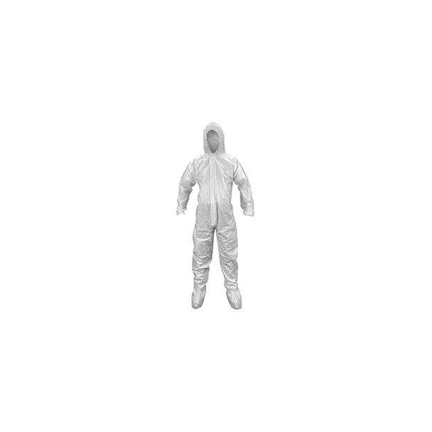 Breathable SMS Hooded and Booted Coveralls, Xlarge 6974