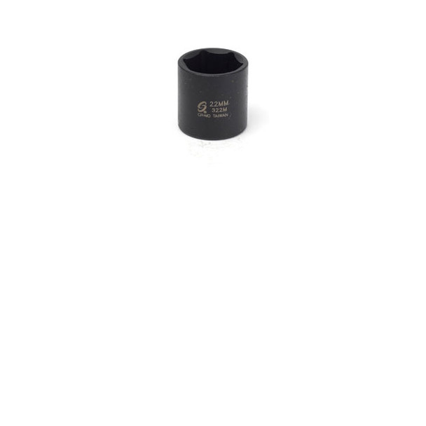3/8" Dr Impact Socket, 22mm 322M