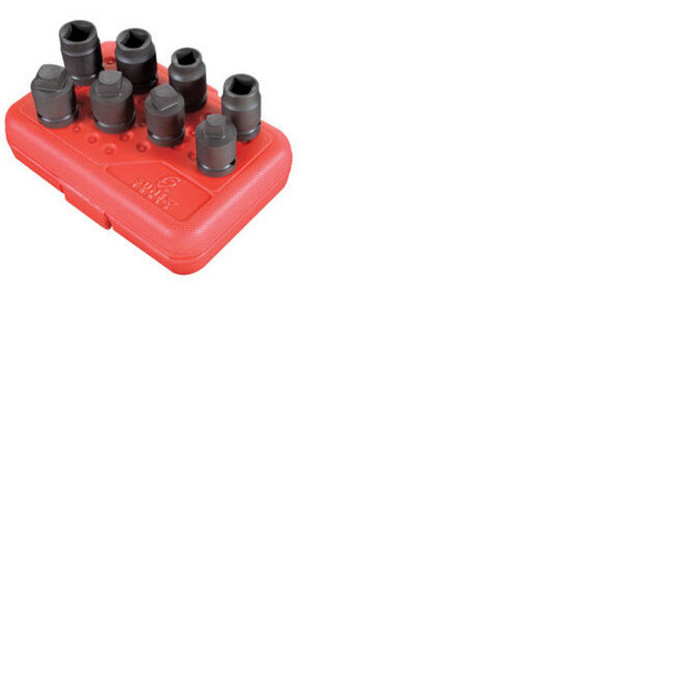 1/2" Drive, Drain/Pipe Plug Impact Socket Set,  8 Pc. 2841
