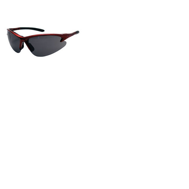 Red Frame DB2 Safety Glasses with Gray Lens 540-0401