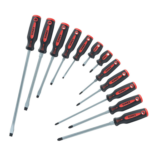 12Pc Combination Screwdriver Set 1112SS