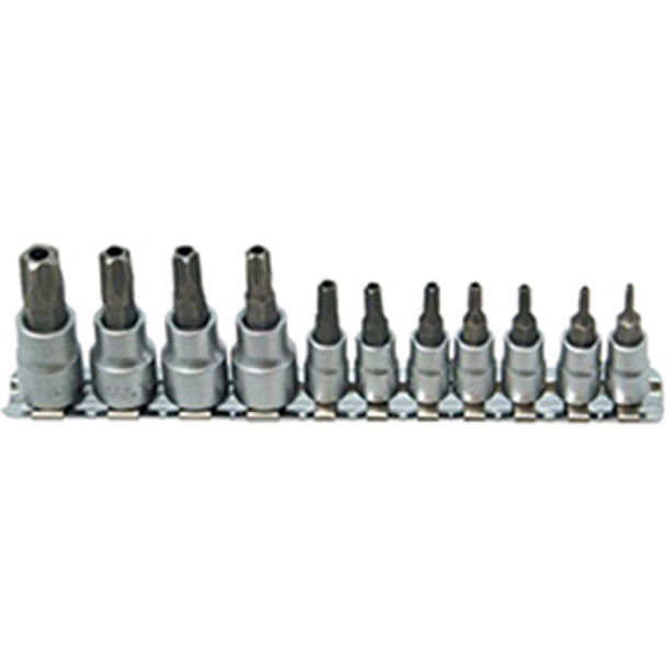 11 Pc. Torx Plus Tamper-Proof Socket Set 9680