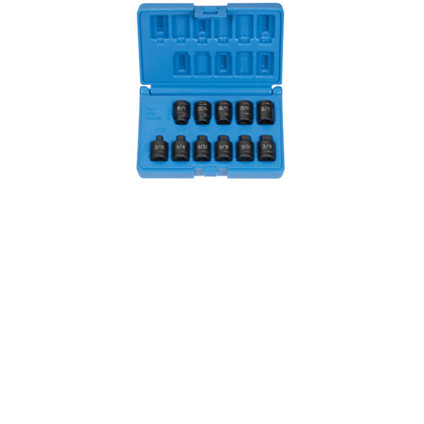 3/8" Drive, 11 Pc. Pipe Plug Socket Set 1211P