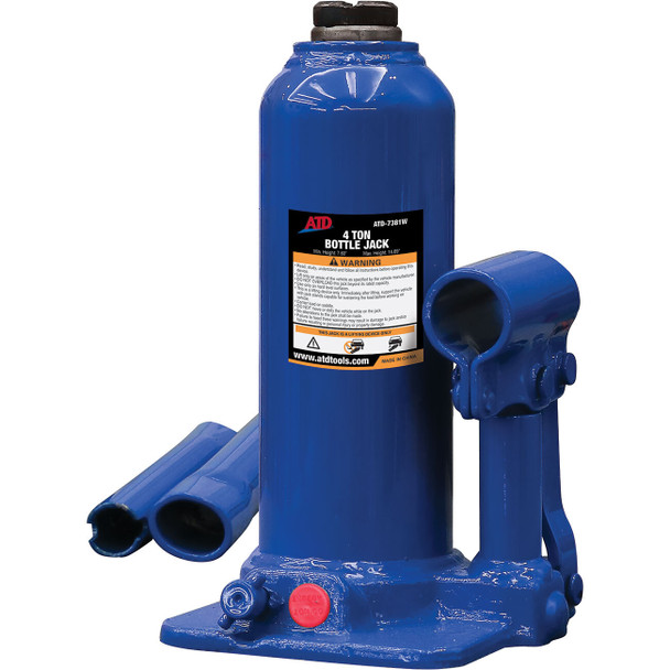 4 Ton Heavy-Duty Hydraulic Side Pump Bottle Jack 7381W