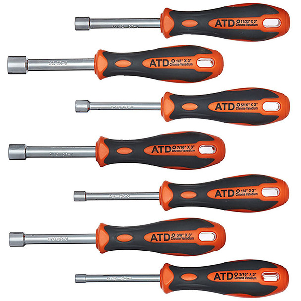Fractional Nut Driver Set, 7 pc. 6257